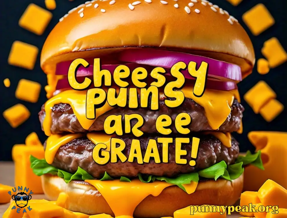 Cheesy Burger Puns