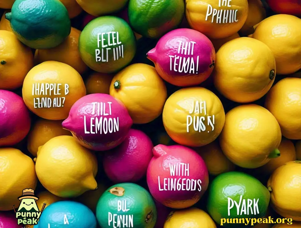 Lemon Names Puns